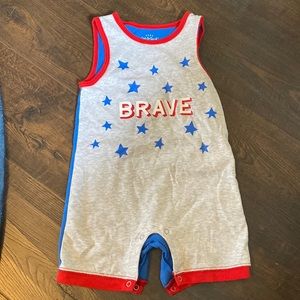 boys 18 month Brave USA one piece outfit, cat and jack